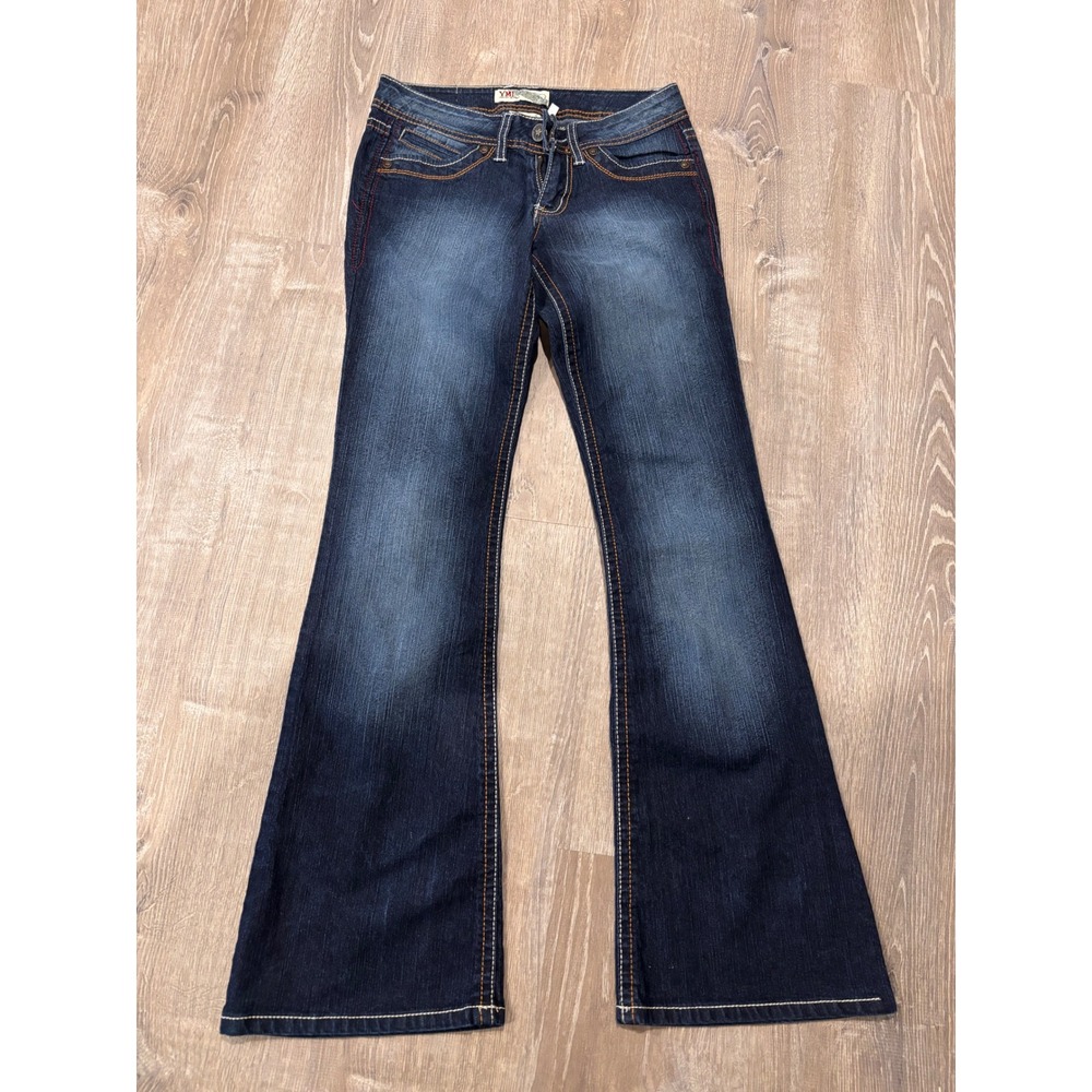 YMI Jeans Womens Size 5 Bootcut Flare Dark Wash Denim Jeans